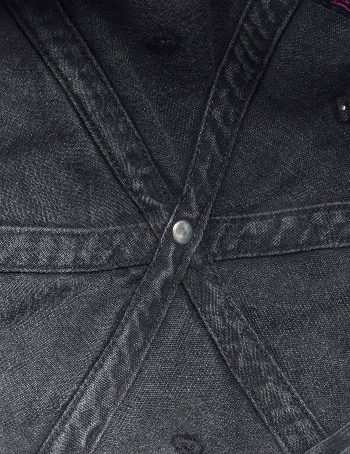 EVISU X ICECREAM 商標棒球帽 - 黑色洗水