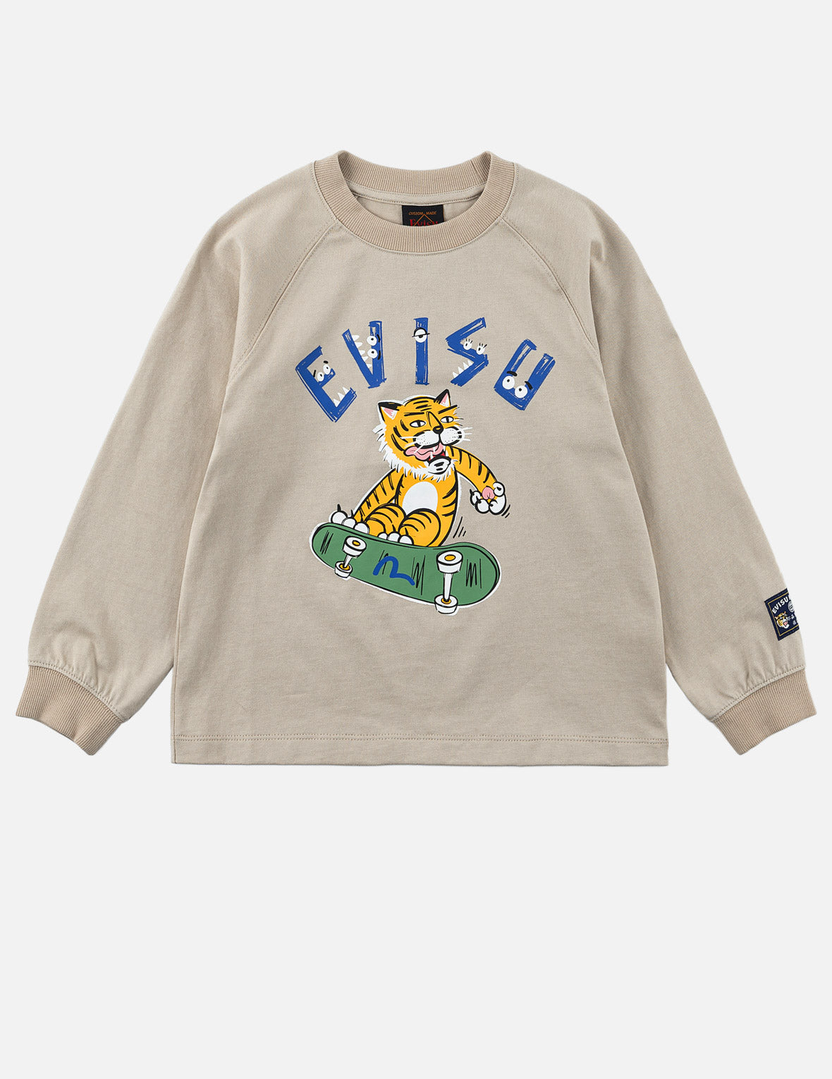 Tiger Skateboard Long-Sleeve T-Shirt