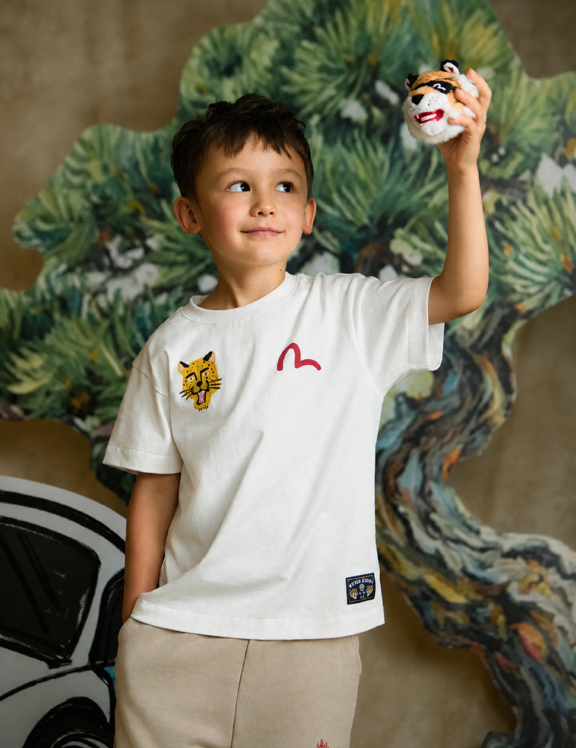 張口虎頭 Sweetest EVISU T 恤