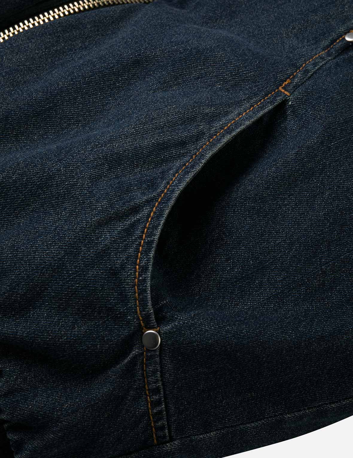 EVISU X MOOSE KNUCKLES 浮世繪牛仔飛行員羽絨