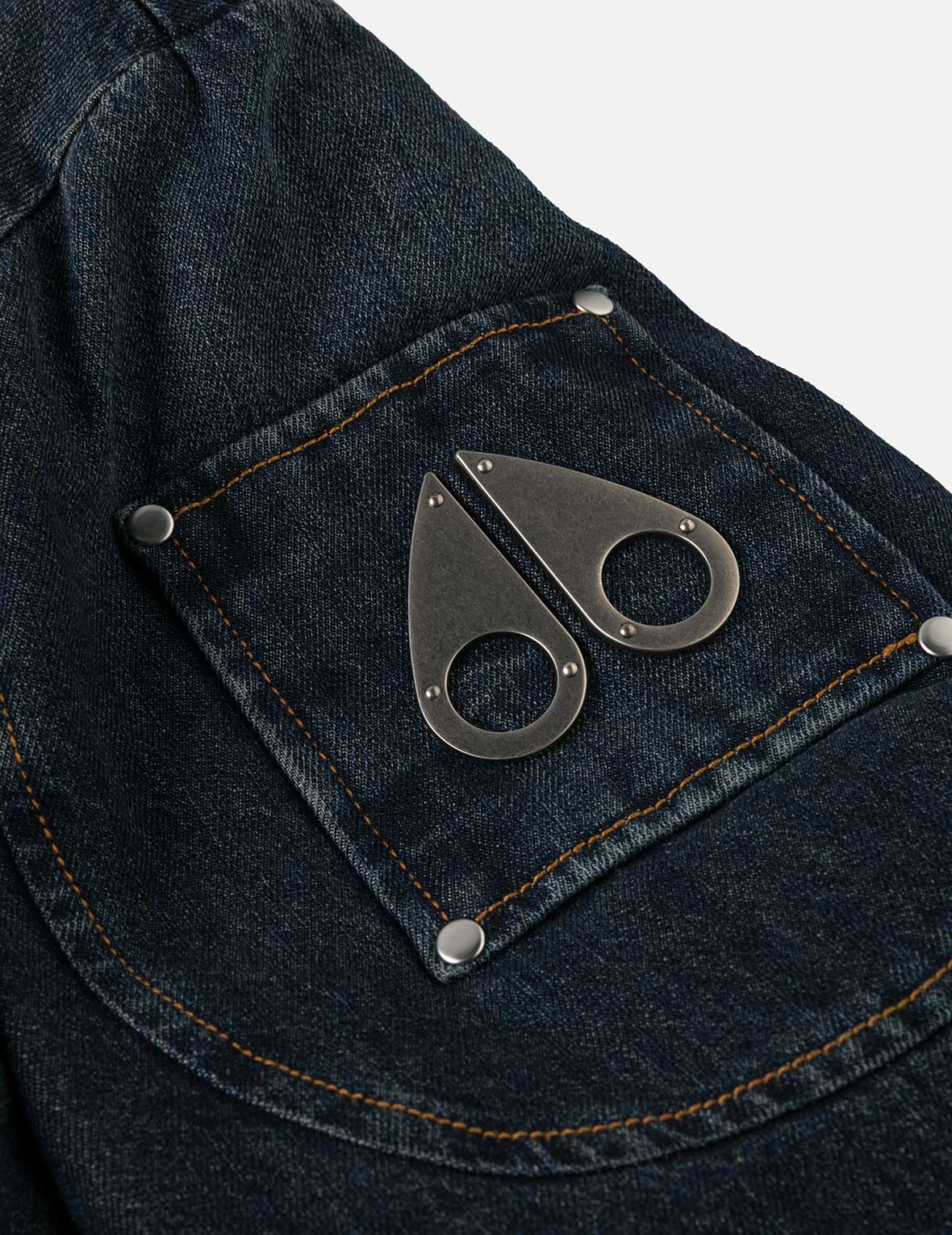 EVISU X MOOSE KNUCKLES 浮世繪牛仔飛行員羽絨