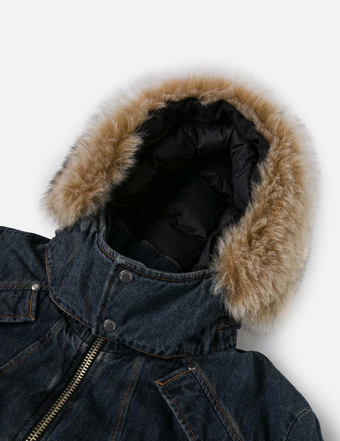 EVISU X MOOSE KNUCKLES 浮世繪牛仔飛行員羽絨