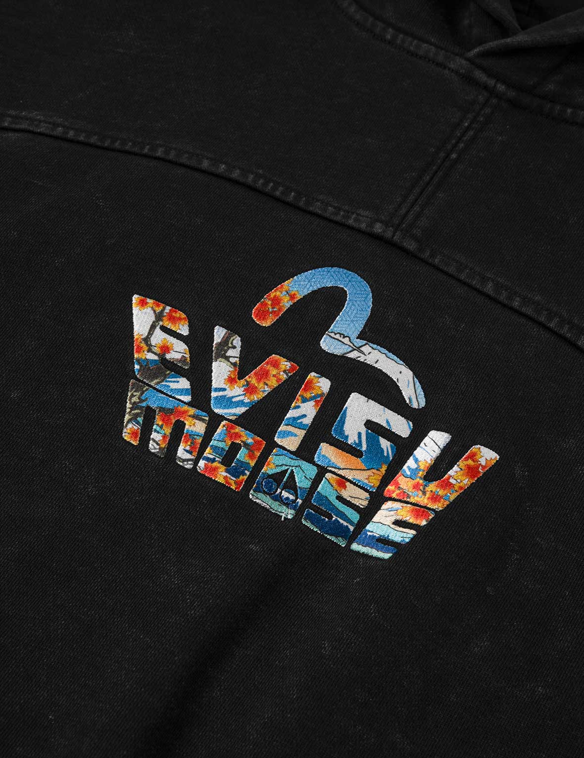 EVISU X MOOSE KNUCKLES 浮世繪連帽衛衣