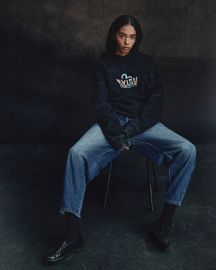 EVISU X MOOSE KNUCKLES 浮世繪連帽衛衣