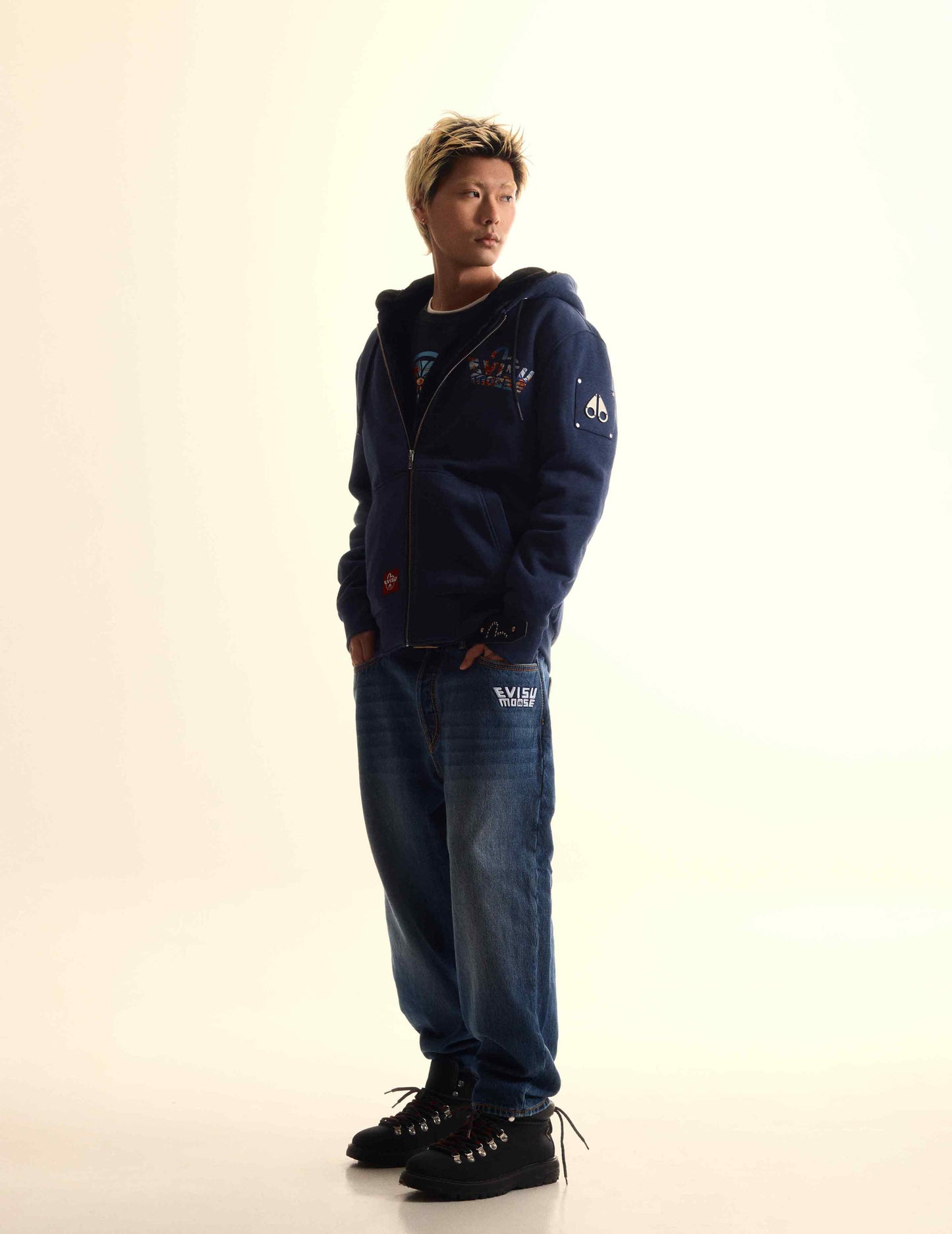 EVISU X MOOSE KNUCKLES 浮世繪外套