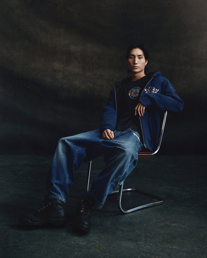 EVISU X MOOSE KNUCKLES 浮世繪外套