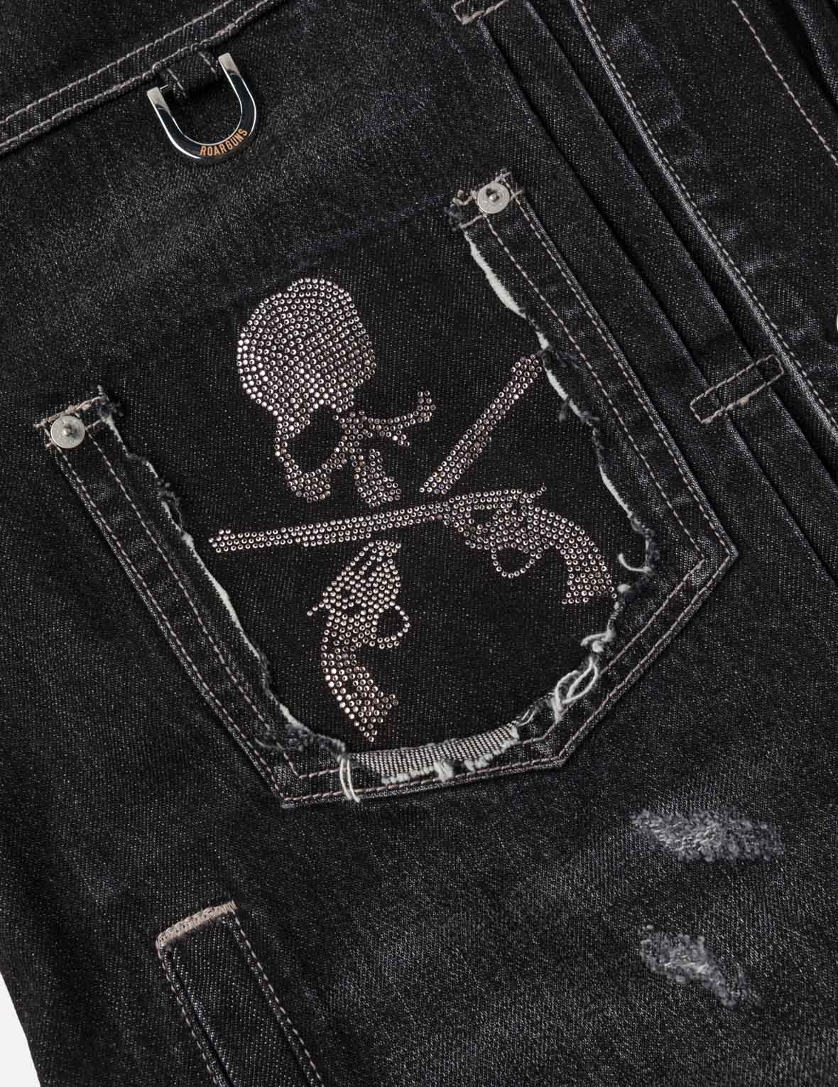EVISU x mastermind JAPAN x roarguns 水洗多口袋Type II牛仔夾克