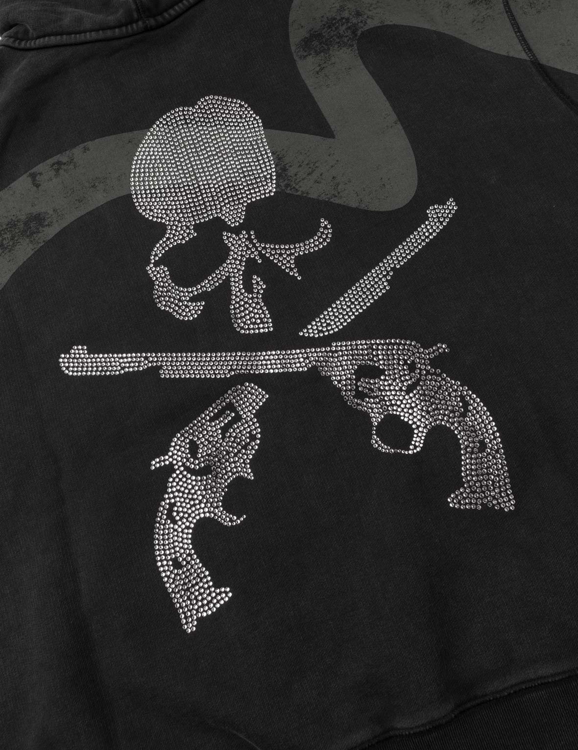 EVISU x mastermind JAPAN x roarguns 雙槍骷髏大M後加帽衛衣