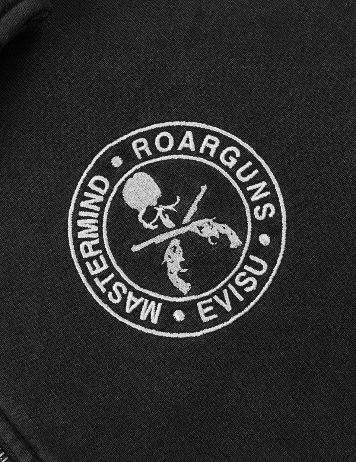EVISU x mastermind JAPAN x roarguns 雙槍骷髏大M後加帽衛衣