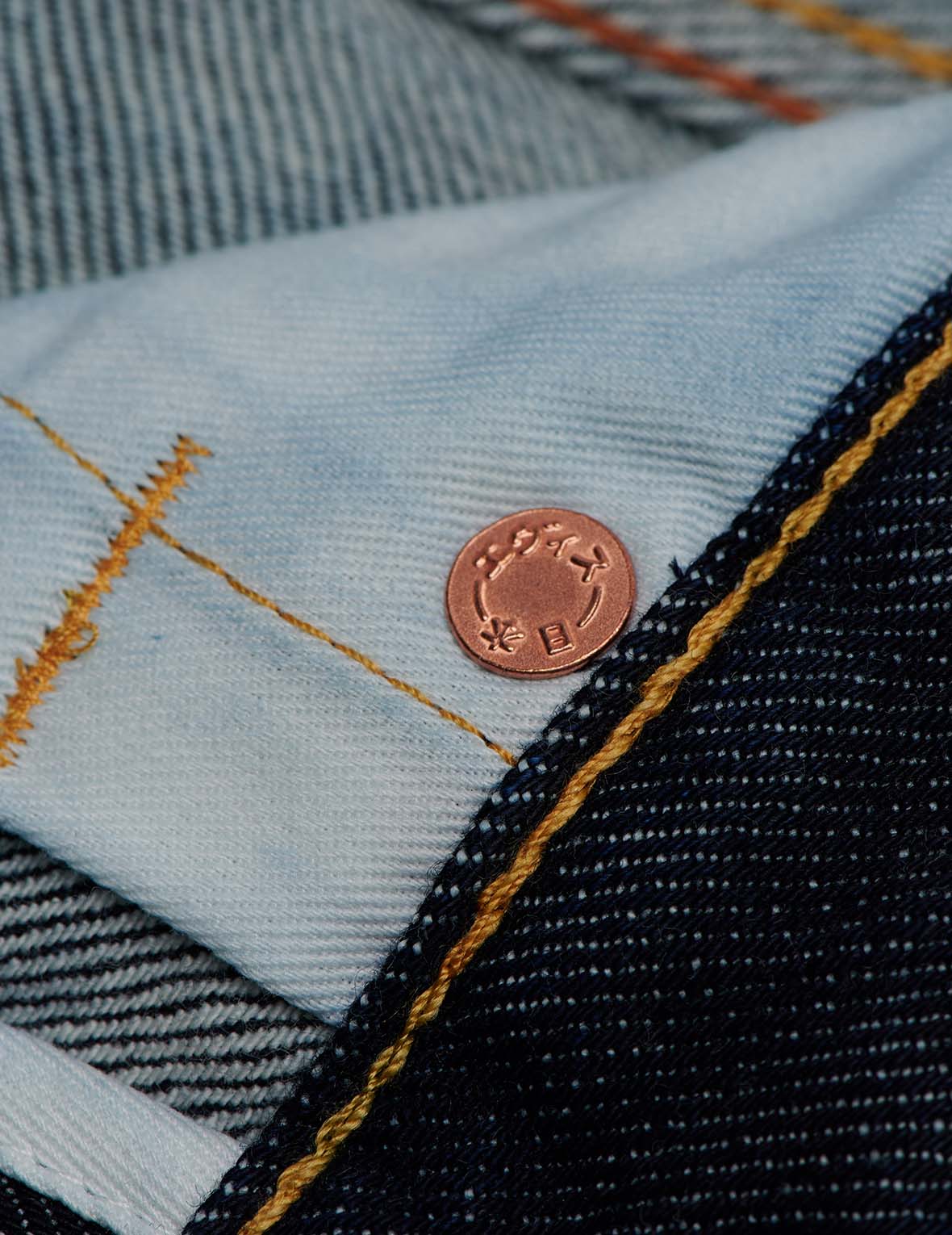 Seagull Pocket Taper Fit Jeans #2017