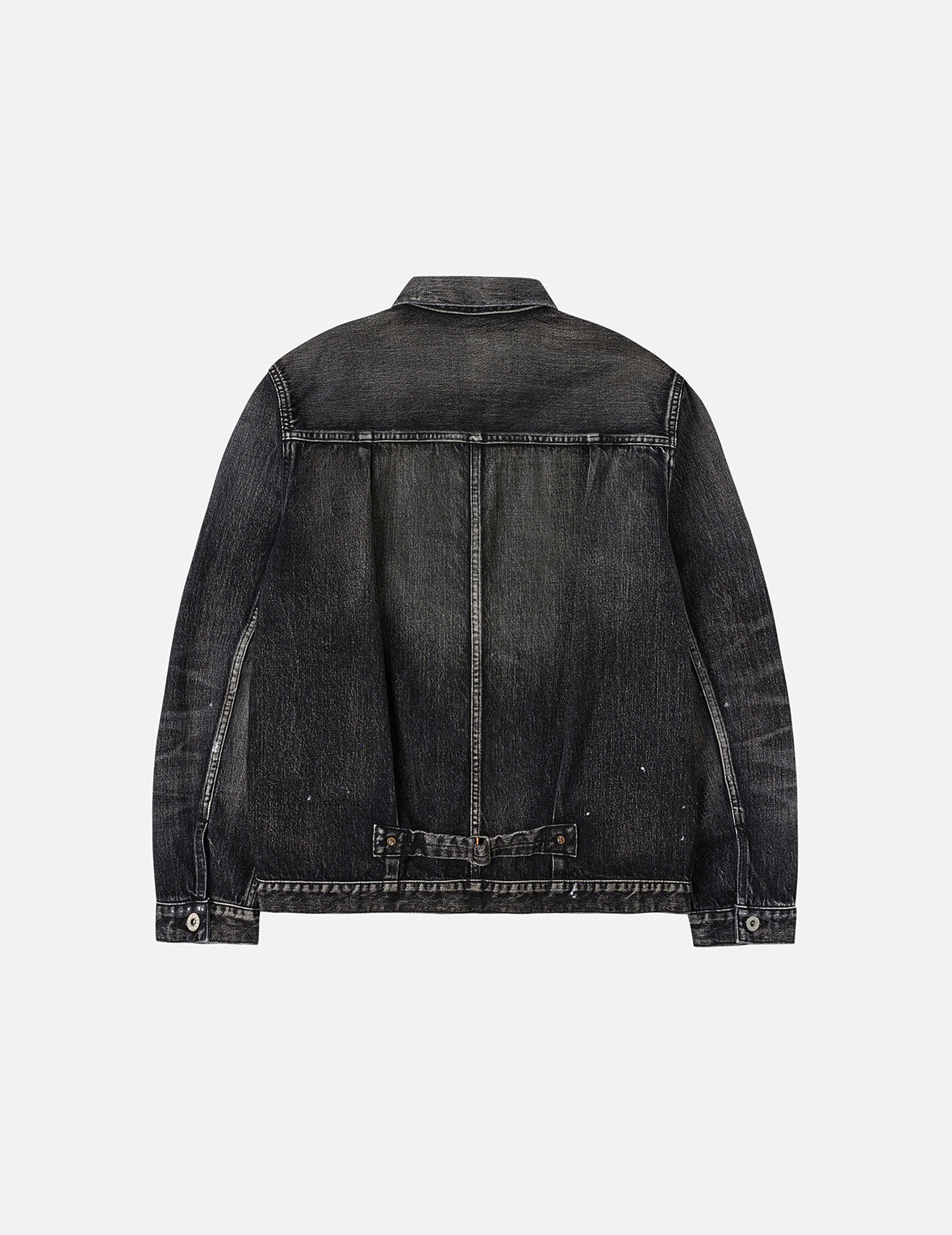 海鷗印花常規版型牛仔卡車司機外套