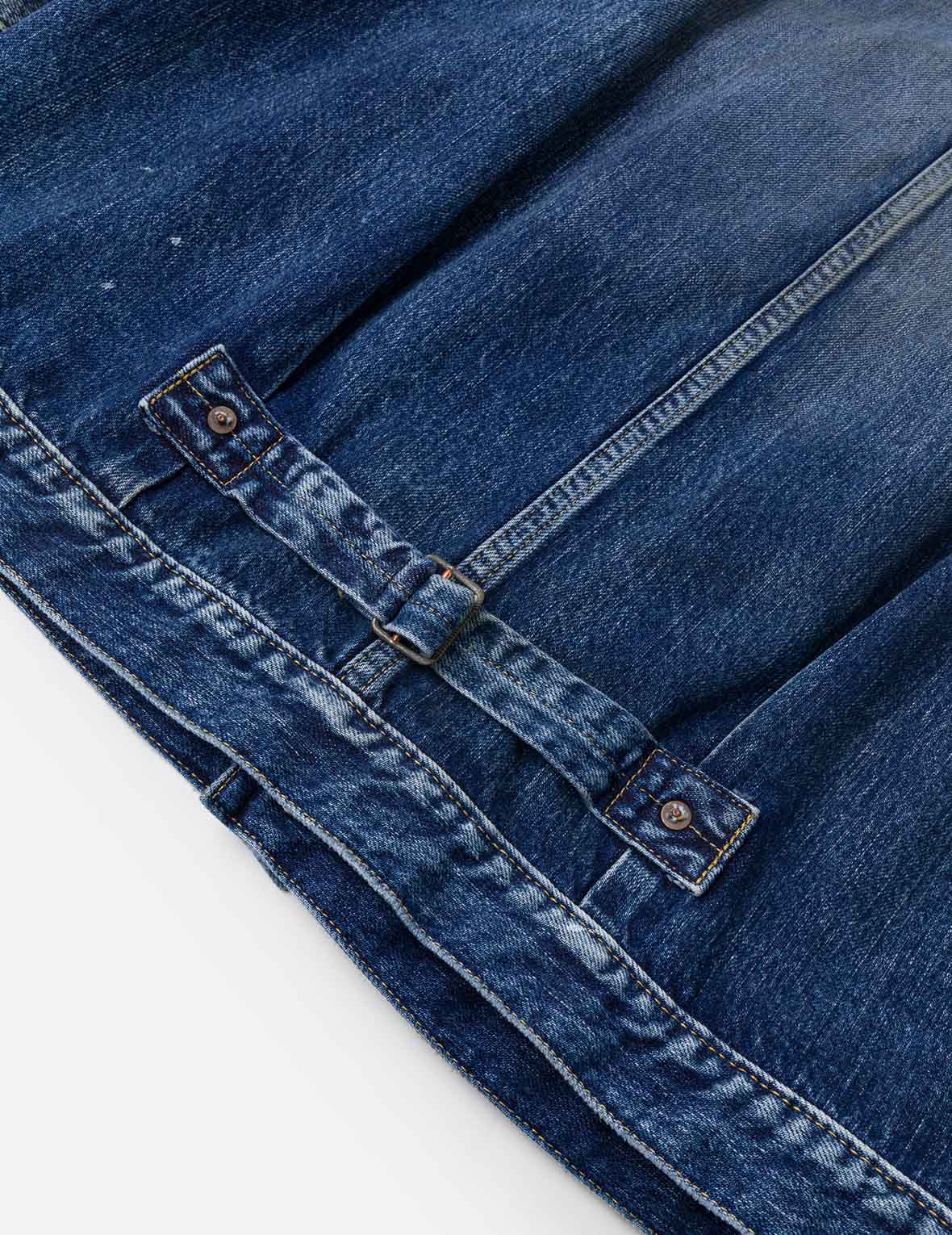 海鷗印花常規版型牛仔卡車司機外套