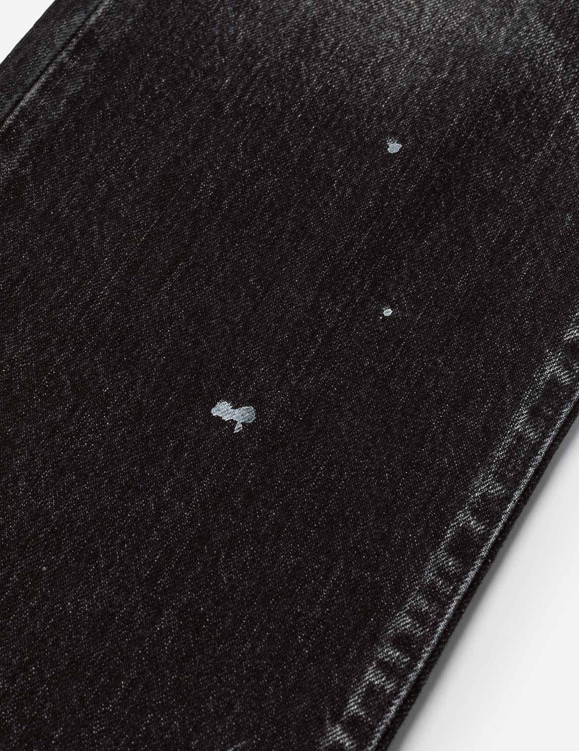 洗水海鷗印花常規版型牛仔褲