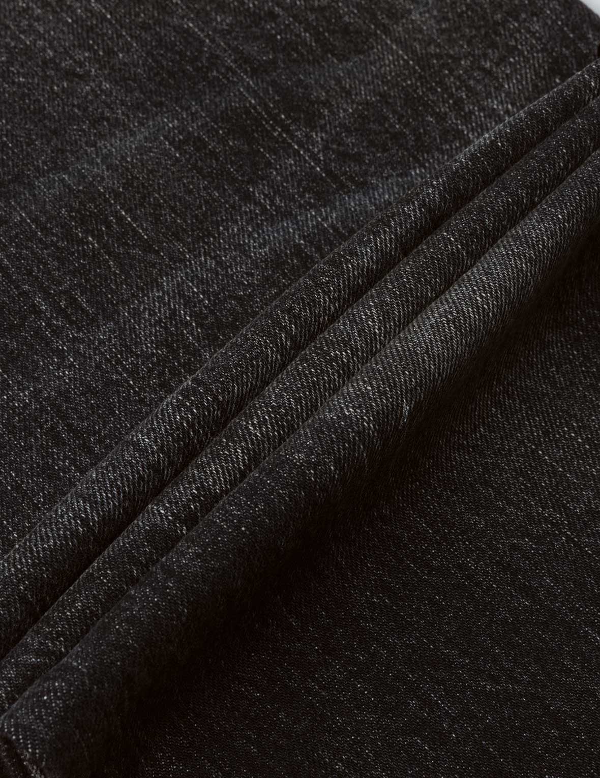 洗水海鷗印花常規版型牛仔褲