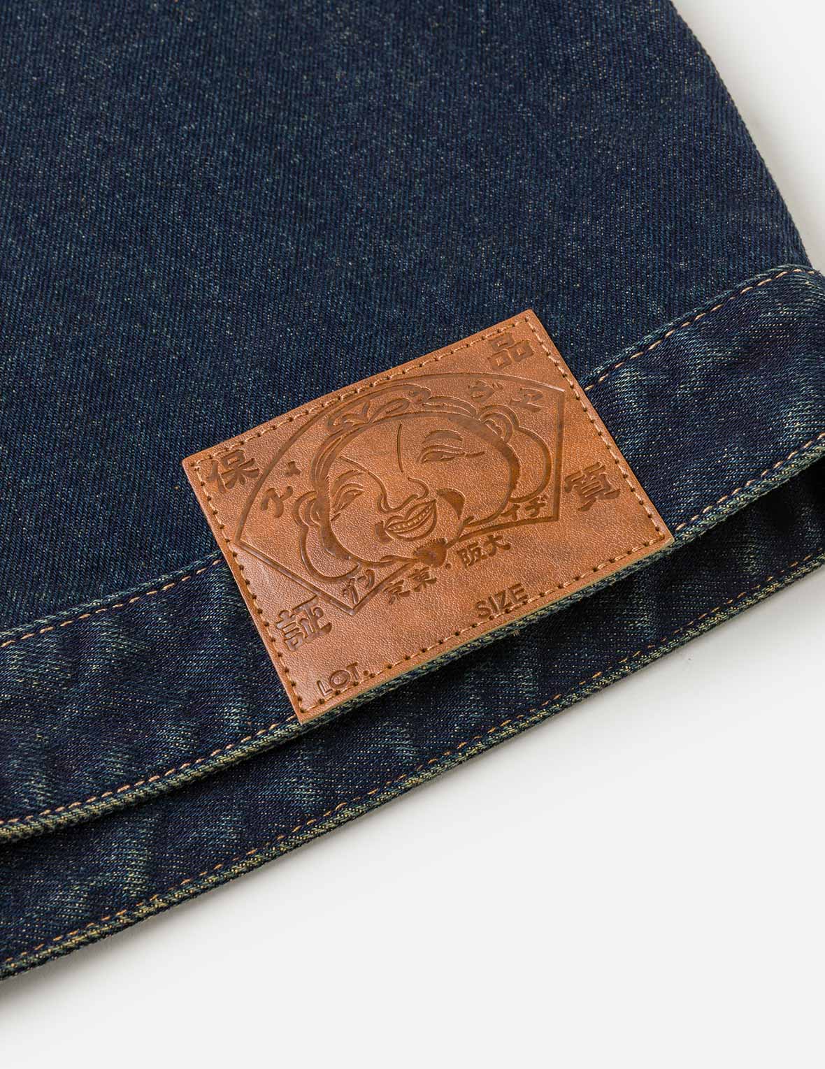 Layered Pocket Denim Worker Jacket