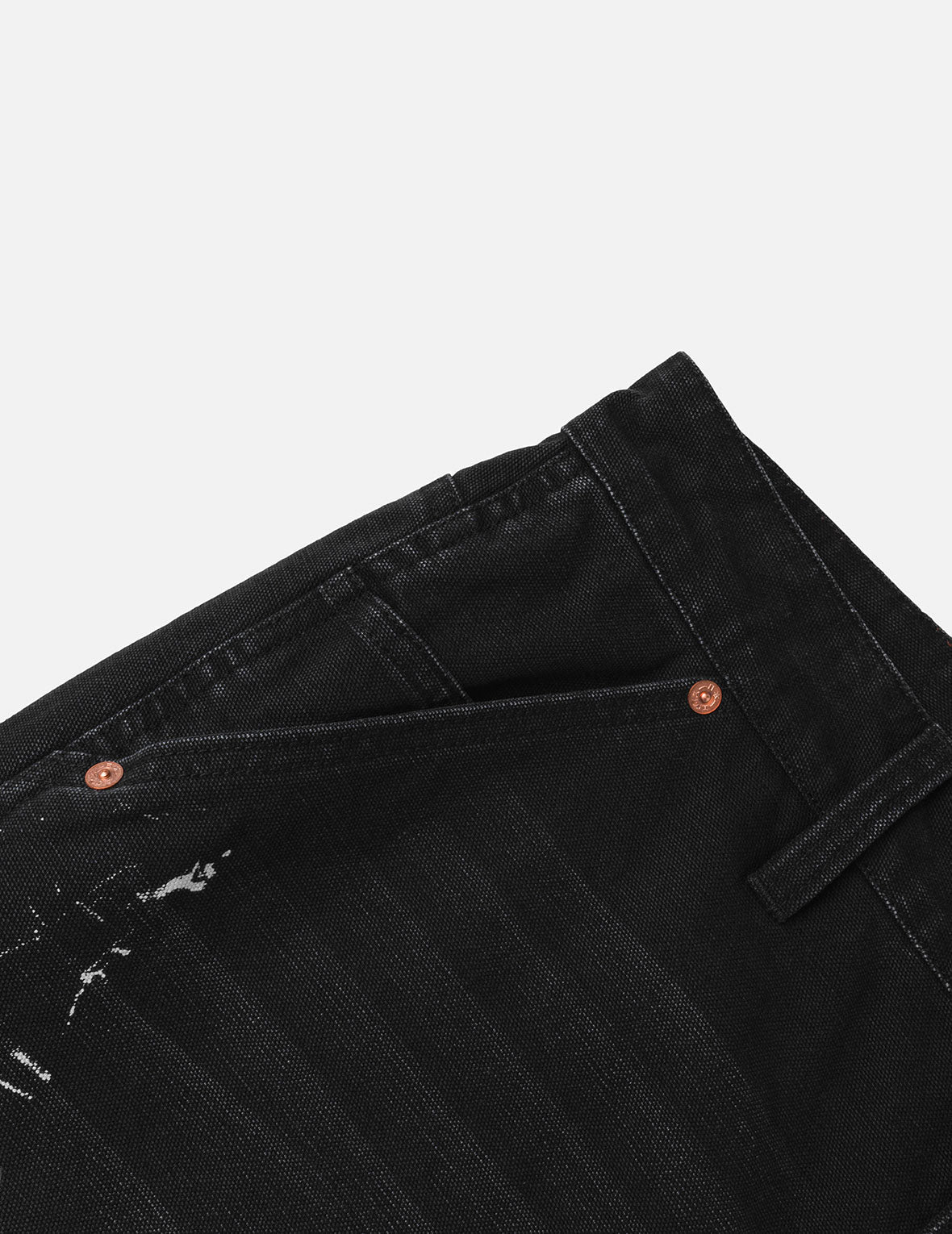 Heavy Washed And Distressed Daicock Jeans