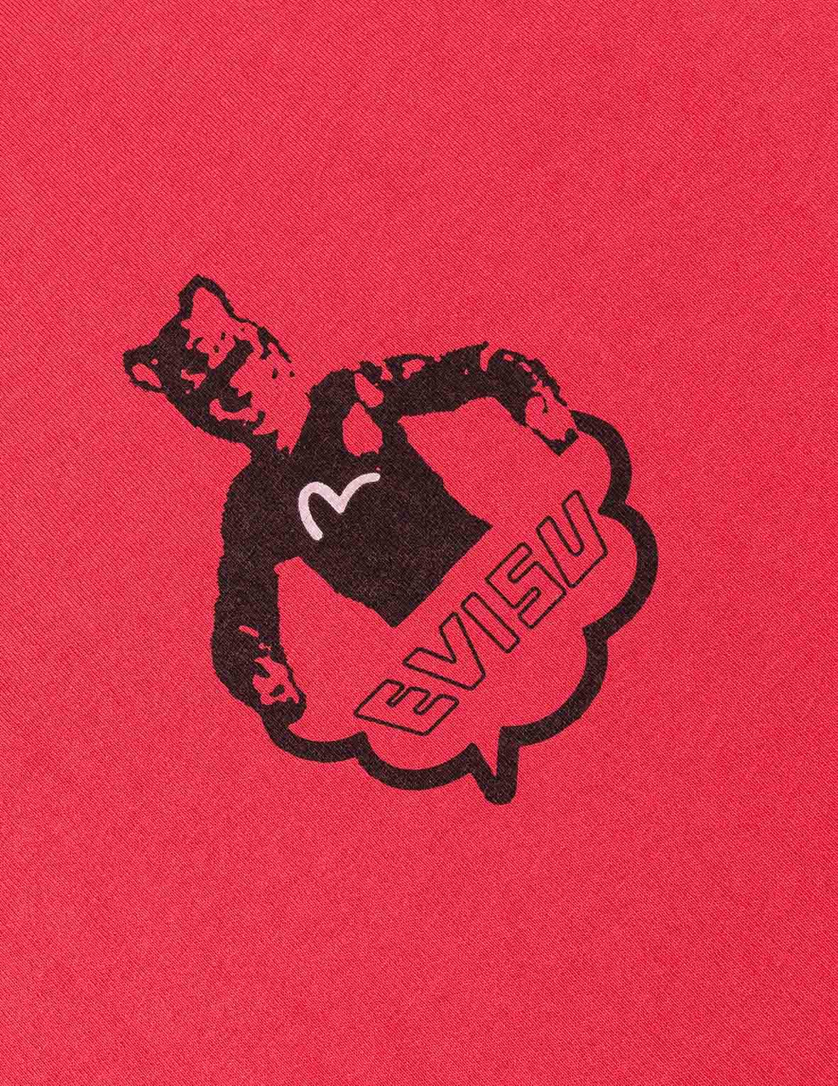 工裝風格EVISU字樣T恤