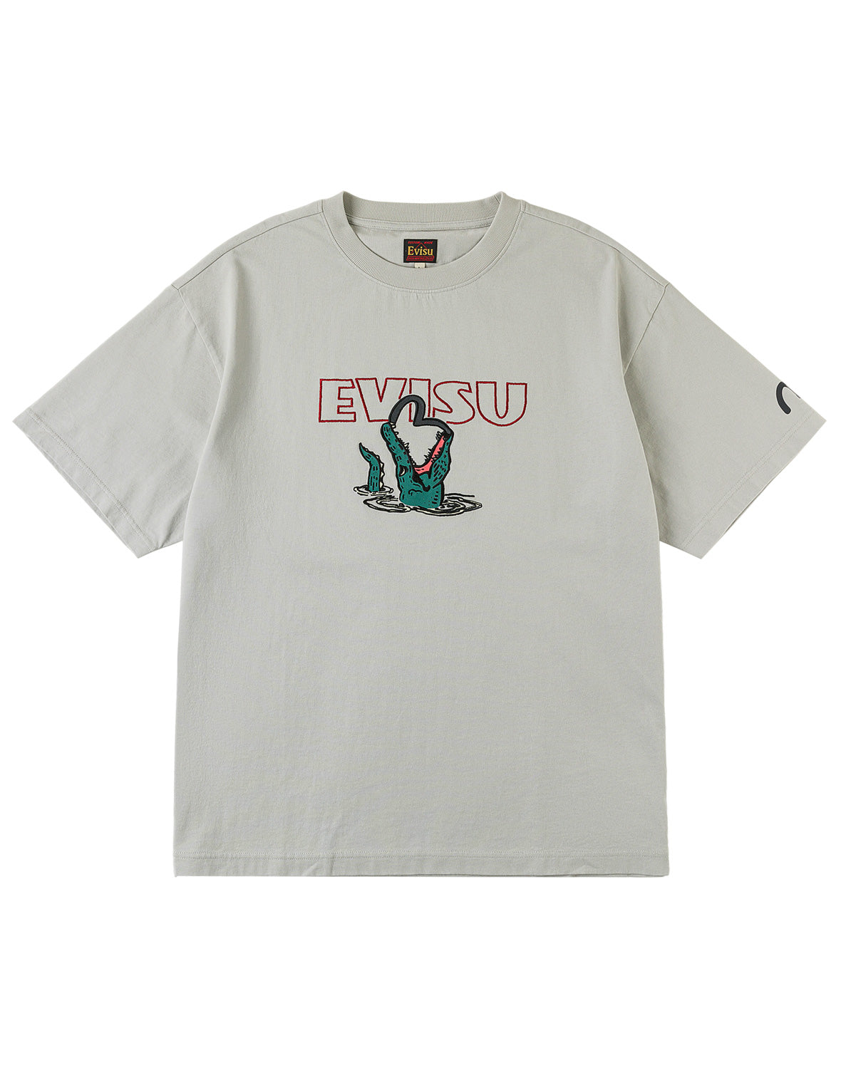 鱷魚對壘海鷗包邊刺繡T恤