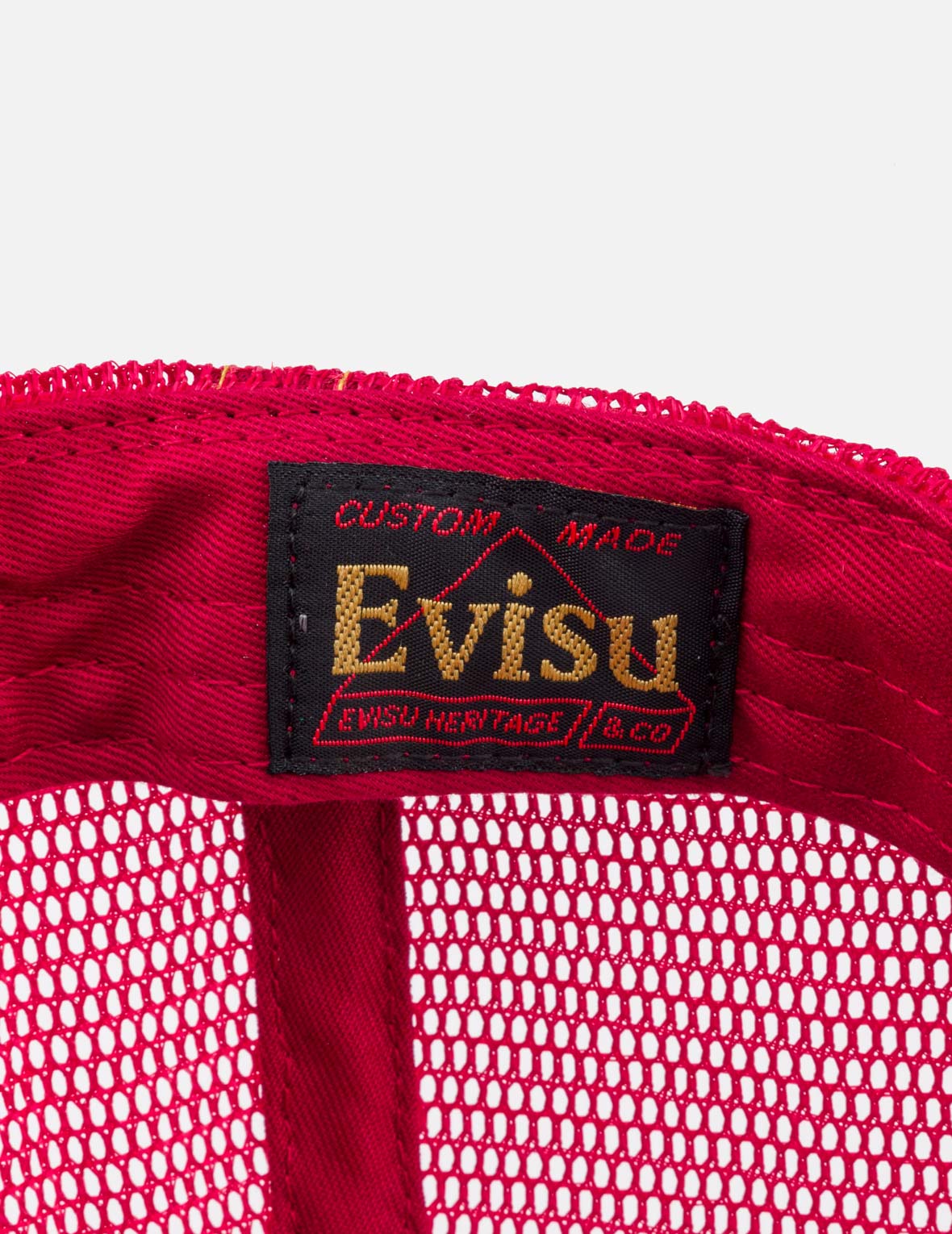 EVISU復古鉚釘卡車帽