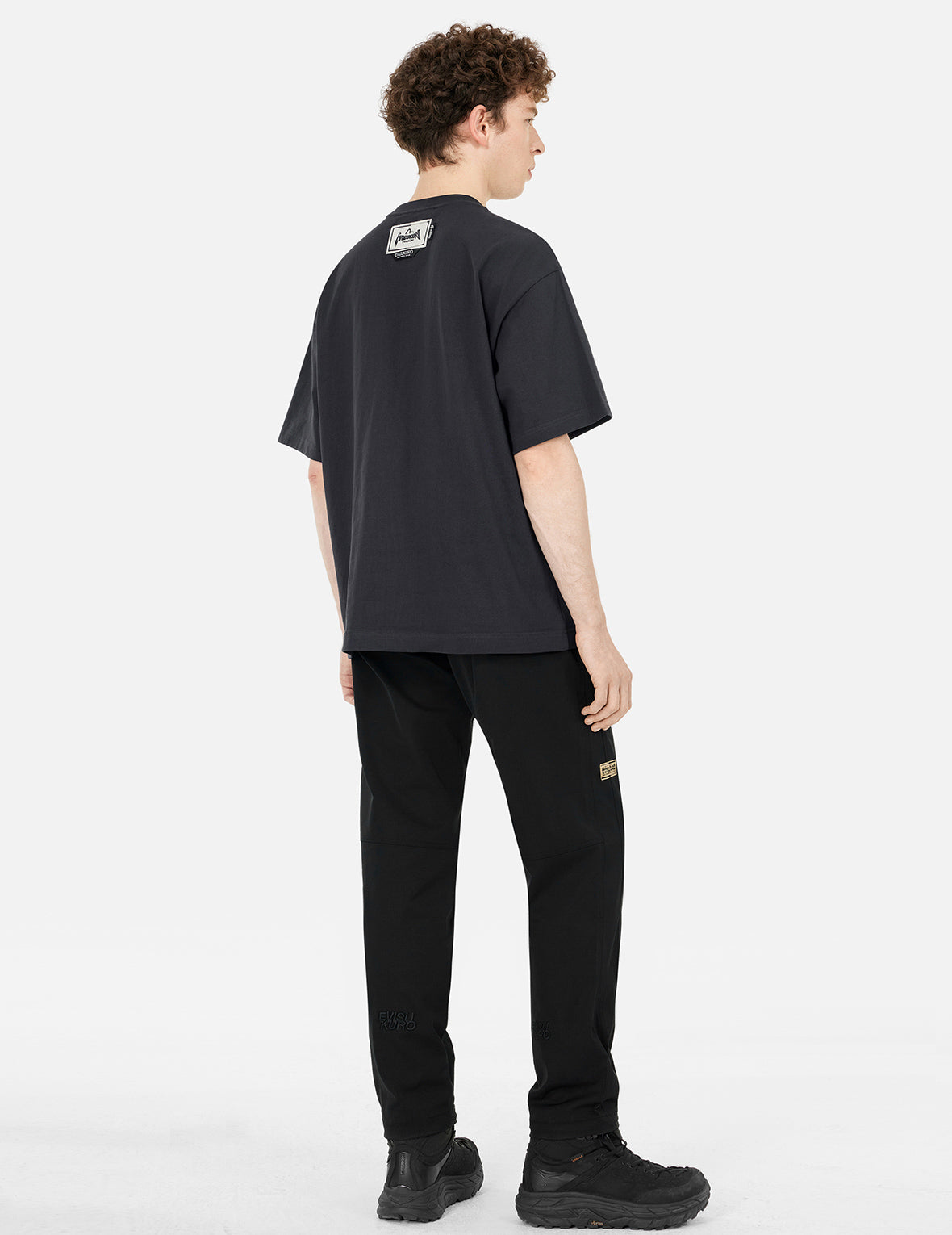 海鷗與商標刺繡常規版型運動褲