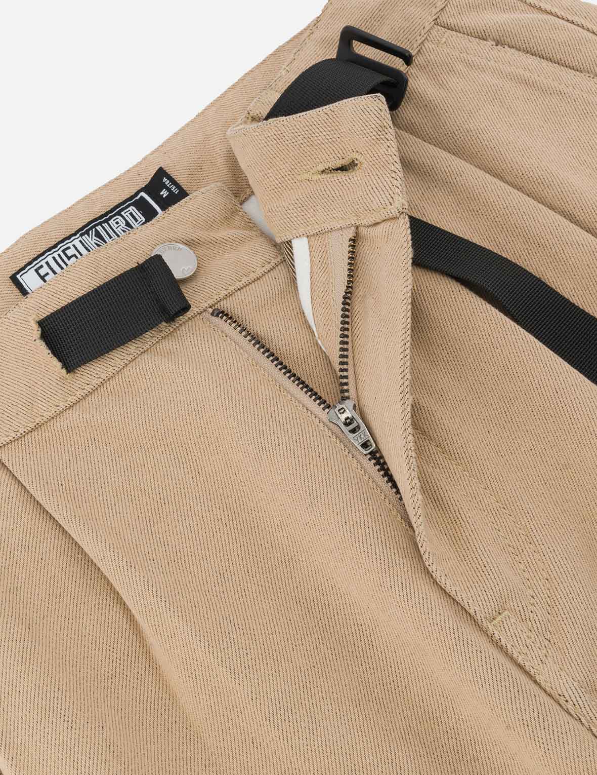 Two Tone Distressed Oversized Cargo Pants