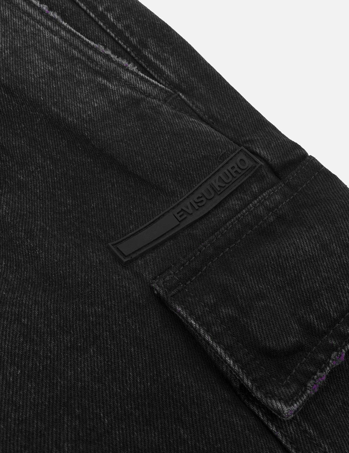 Two Tone Distressed Oversized Cargo Pants