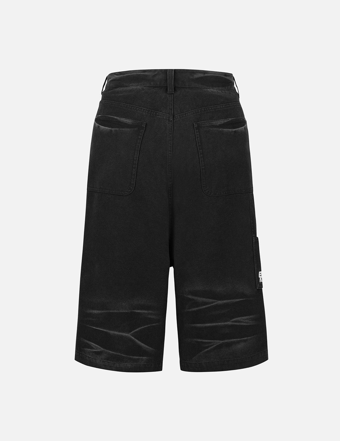 Pigment Dyed Heavy Washed Fashion Fit Skateboard Shorts