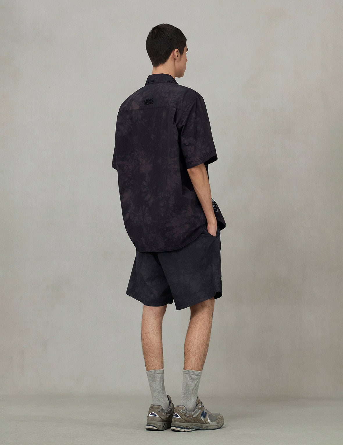 Tie-Dye Relax Fit Short-Sleeves Shirt