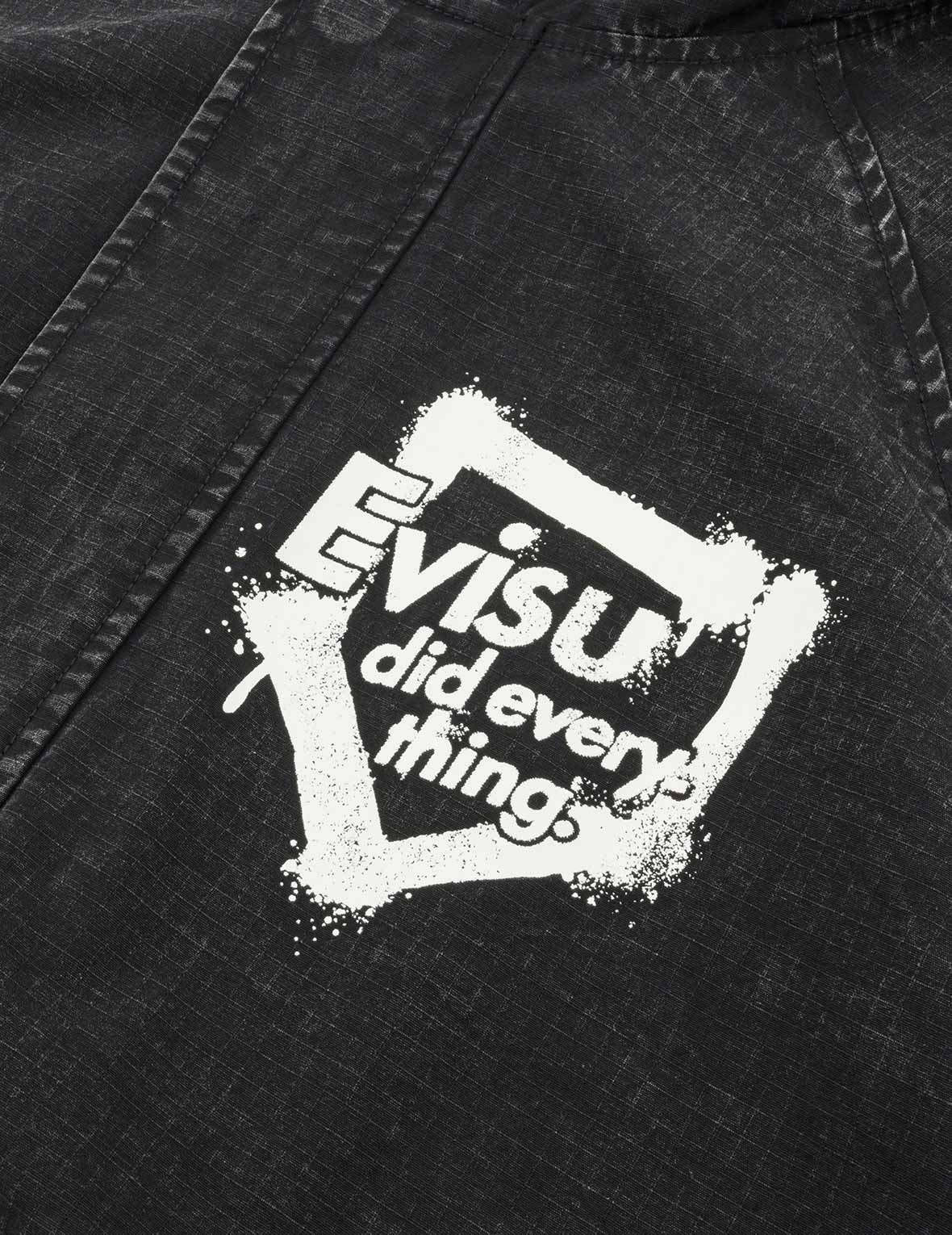 Graffiti Logo Relax Fit Half-Zip Hood Jacket