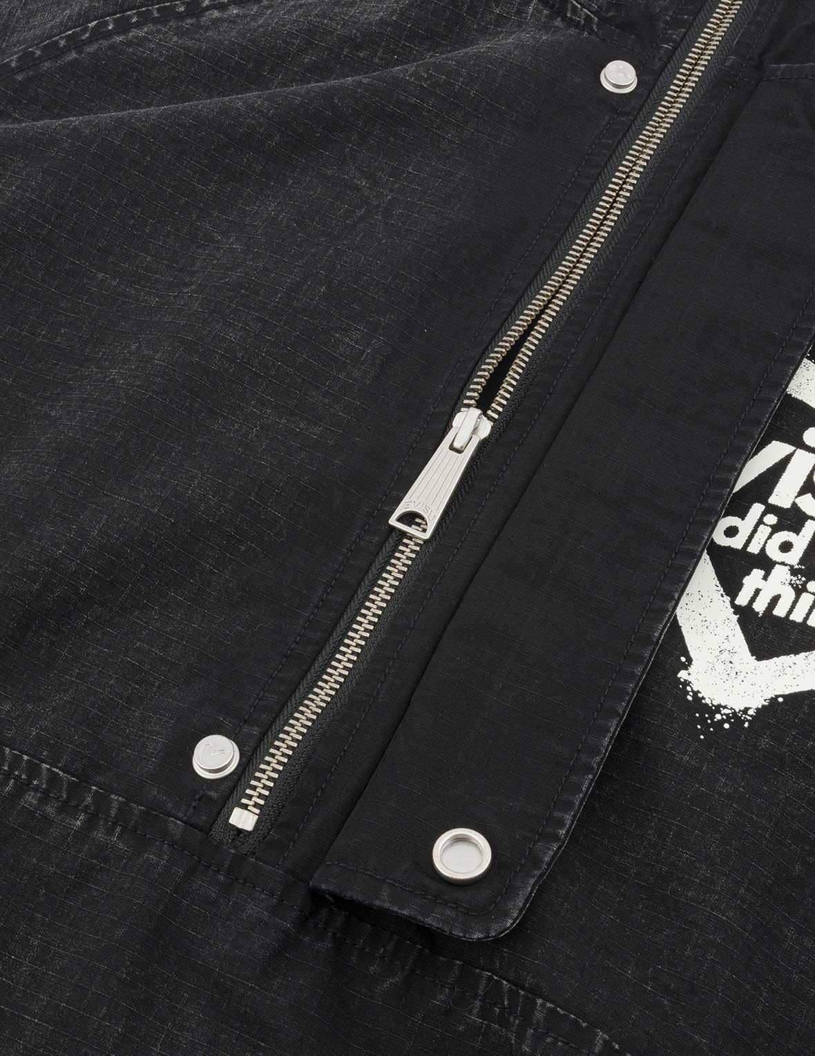 Graffiti Logo Relax Fit Half-Zip Hood Jacket