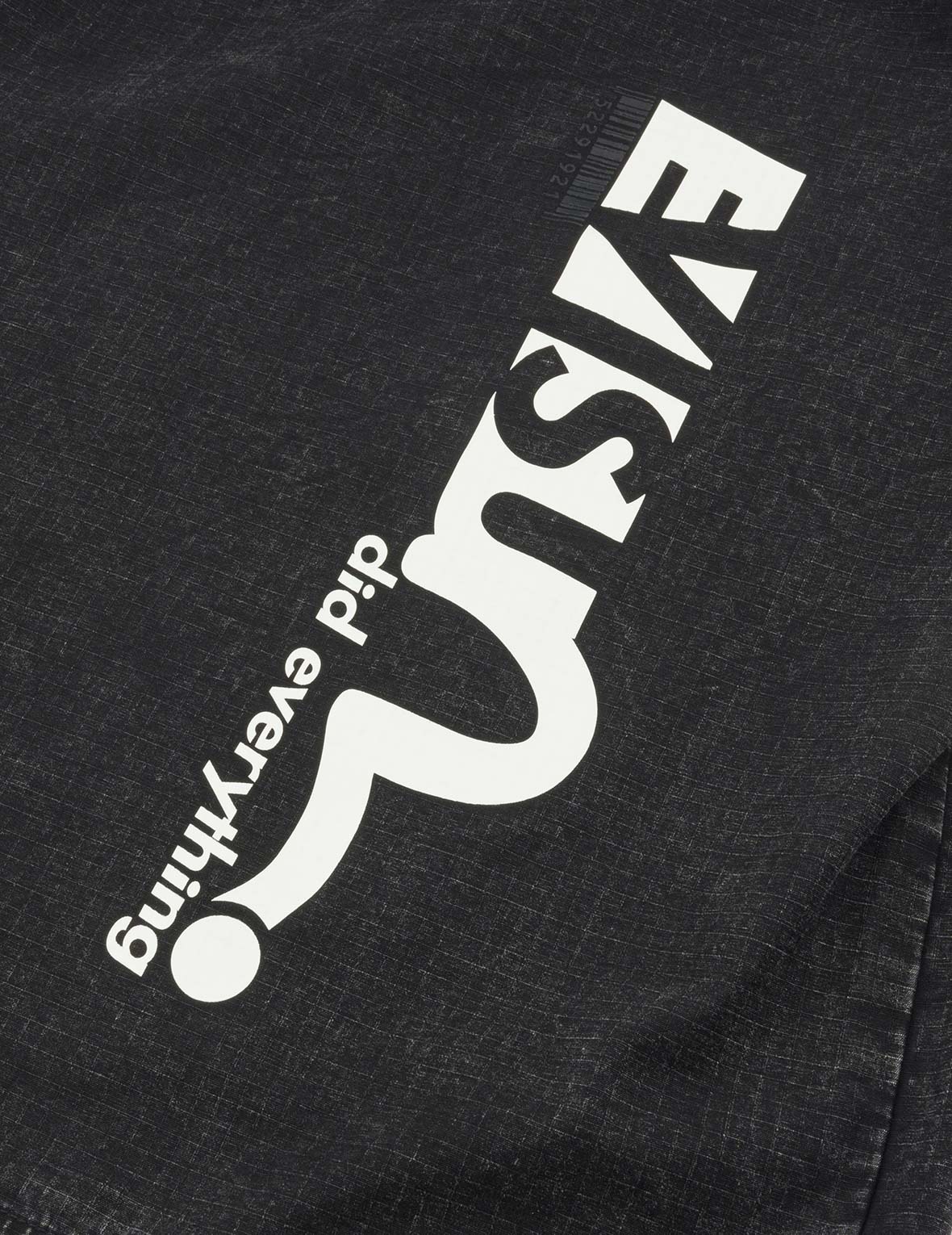 Graffiti Logo Relax Fit Half-Zip Hood Jacket