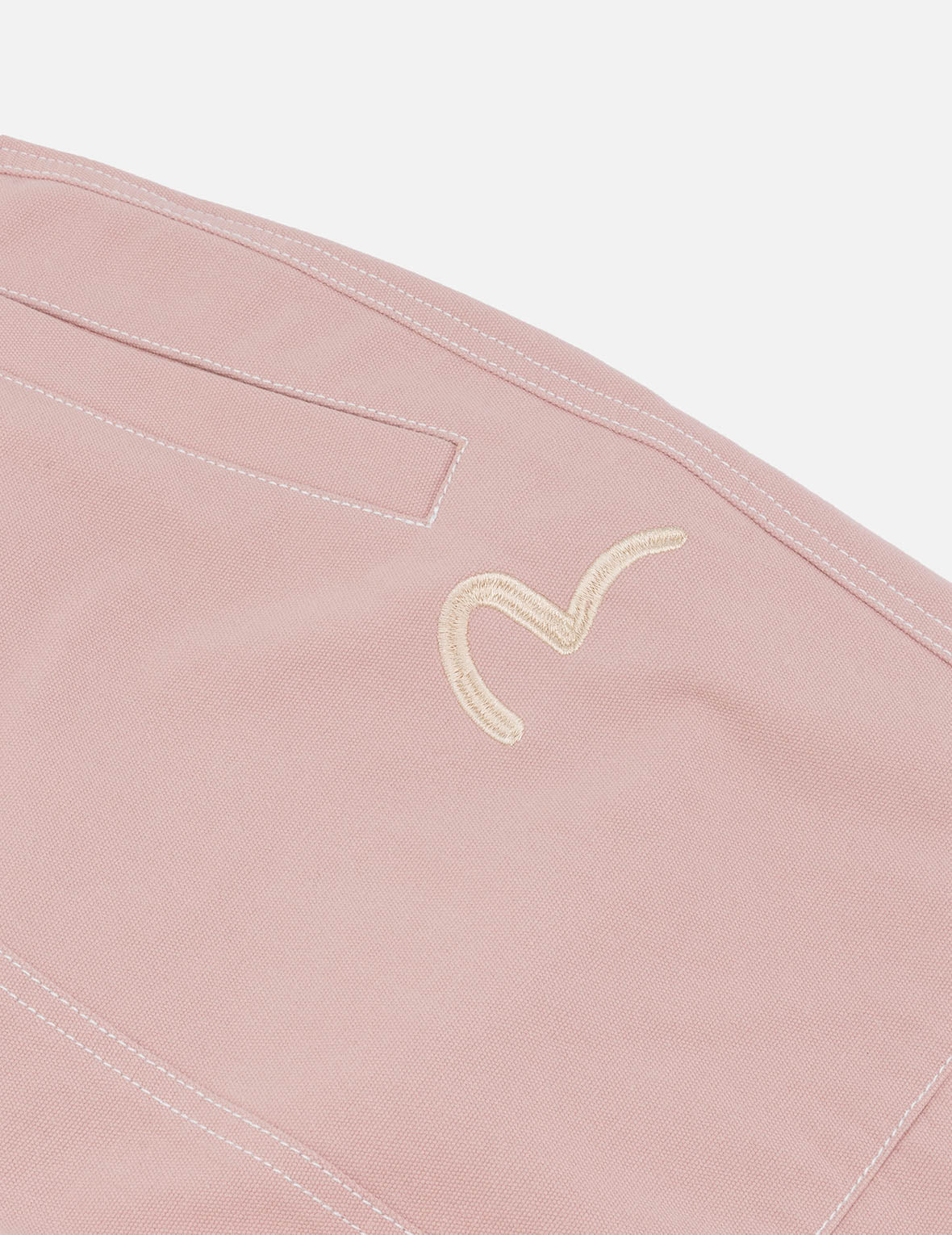 Allover Seagull Print Pocket Oversized Shorts