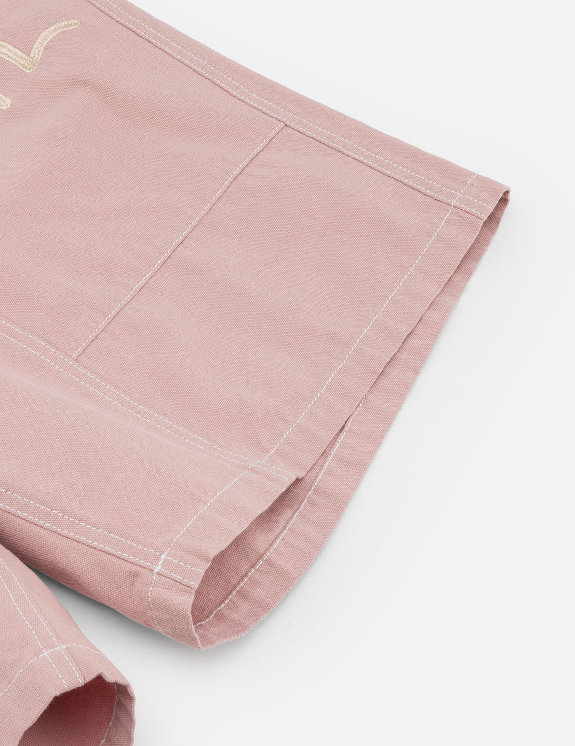 Allover Seagull Print Pocket Oversized Shorts