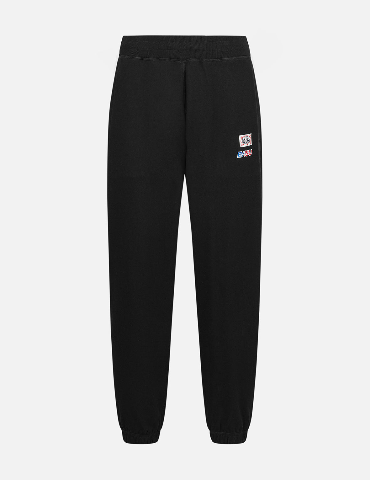 Slogan Daicock Print with Appliqué Pockets Loose Fit Sweatpants