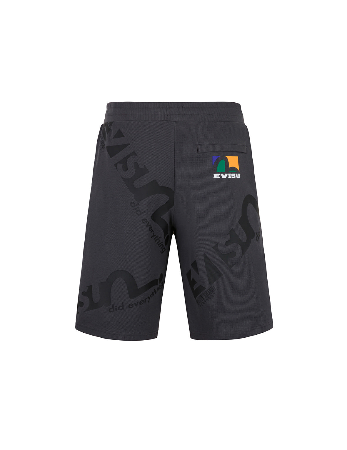 Allover Logo and Seagull Print Regular Fit Sweatshorts