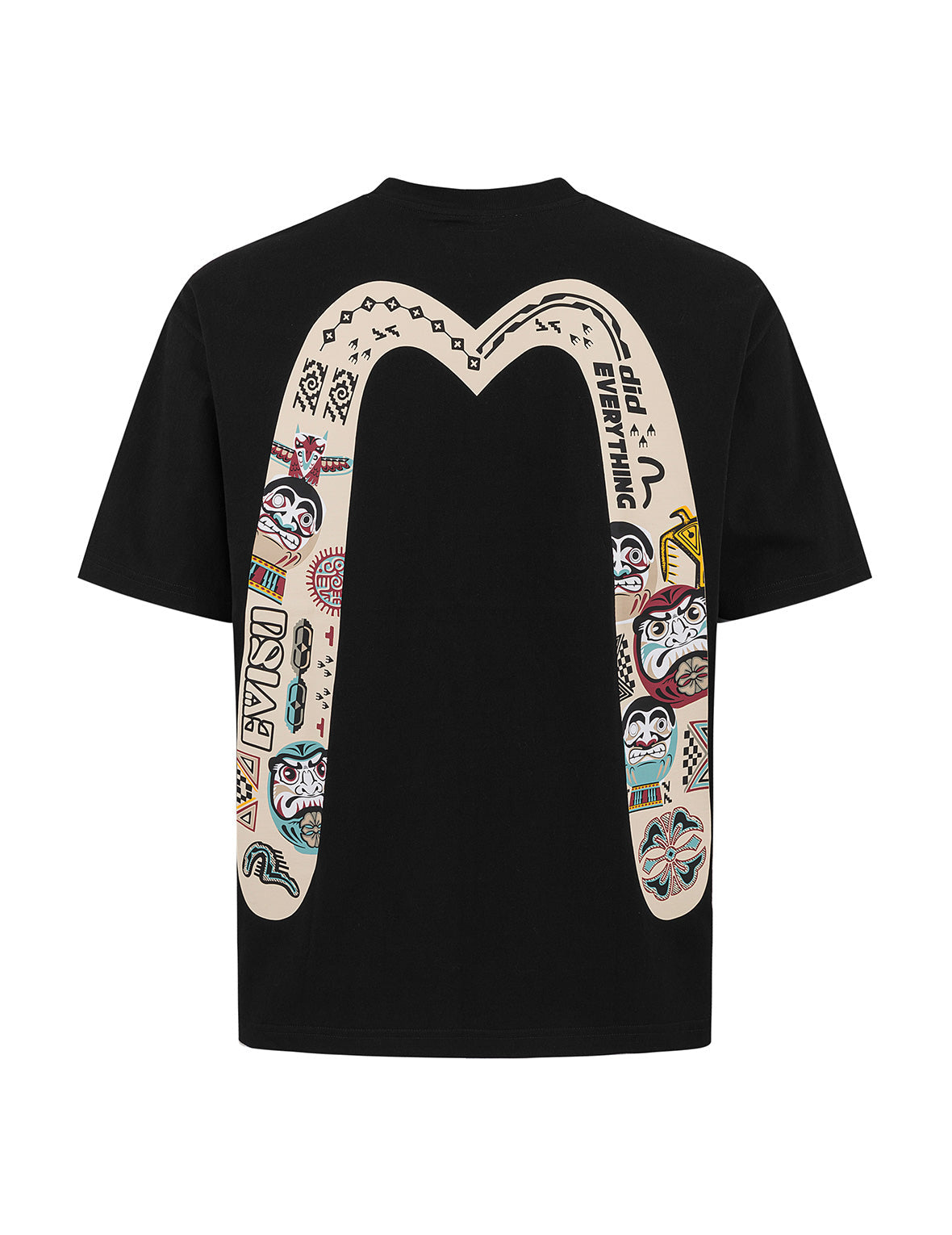 Slogan and Totem Daicock Print Relax Fit T-shirt