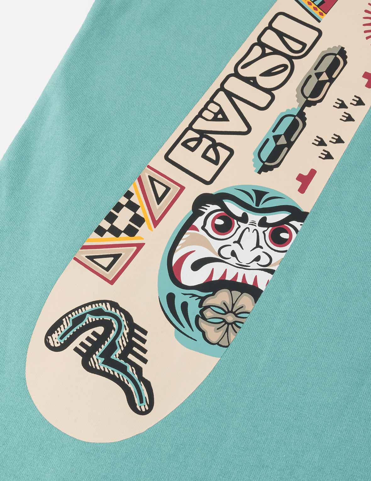 Slogan and Totem Daicock Print Relax Fit T-shirt