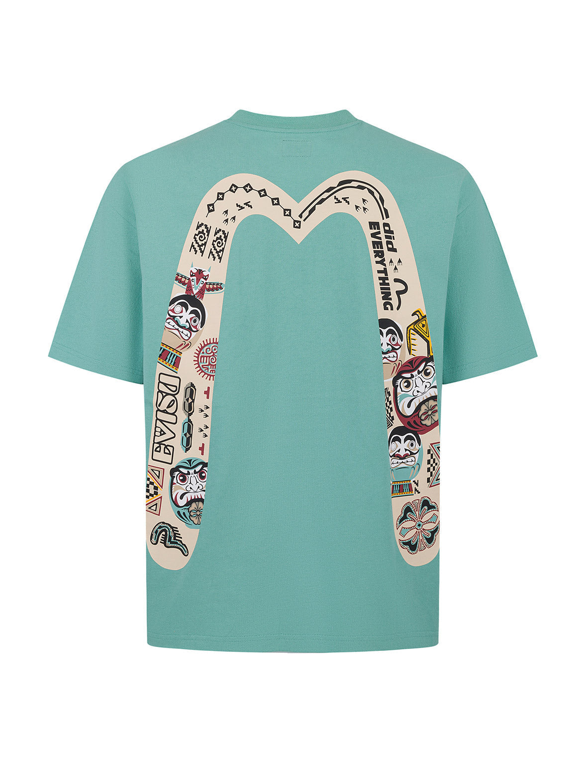 Slogan and Totem Daicock Print Relax Fit T-shirt