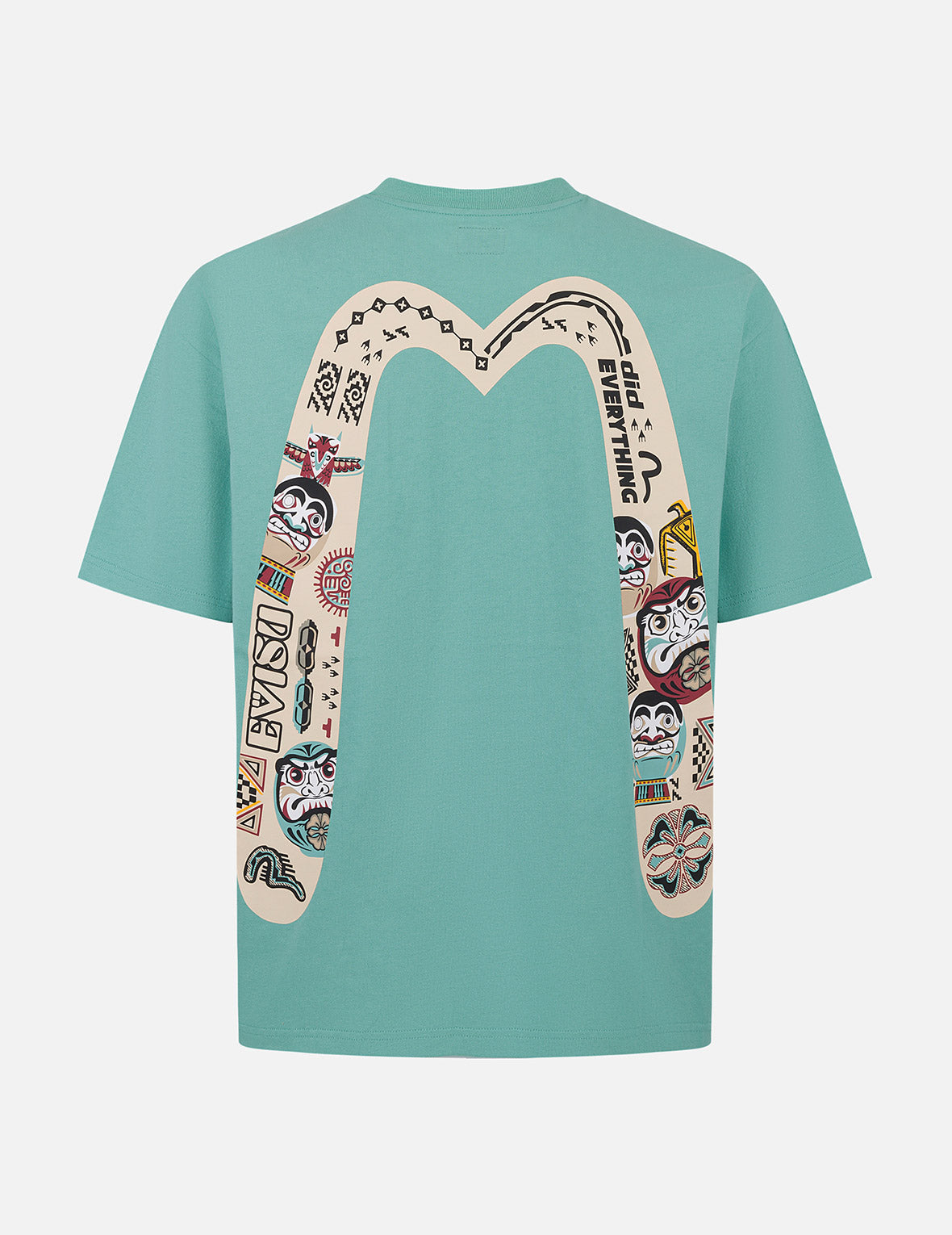 Slogan and Totem Daicock Print Relax Fit T-shirt