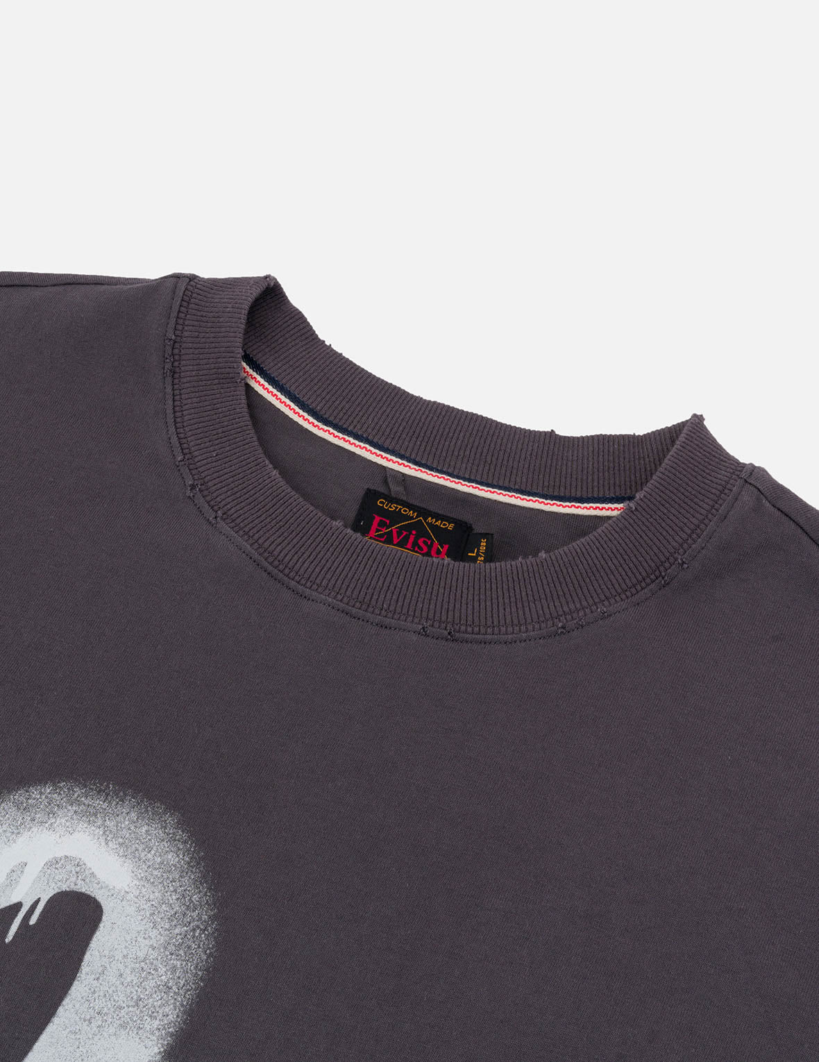 Logo and Seagull Print Relax Fit T-shirt