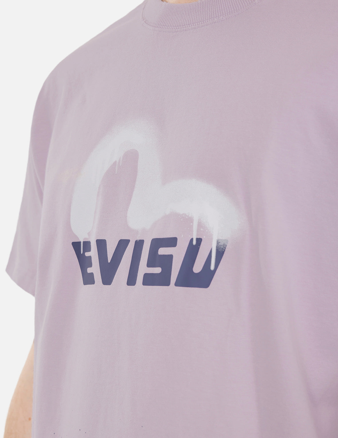 Logo and Seagull Print Relax Fit T-shirt