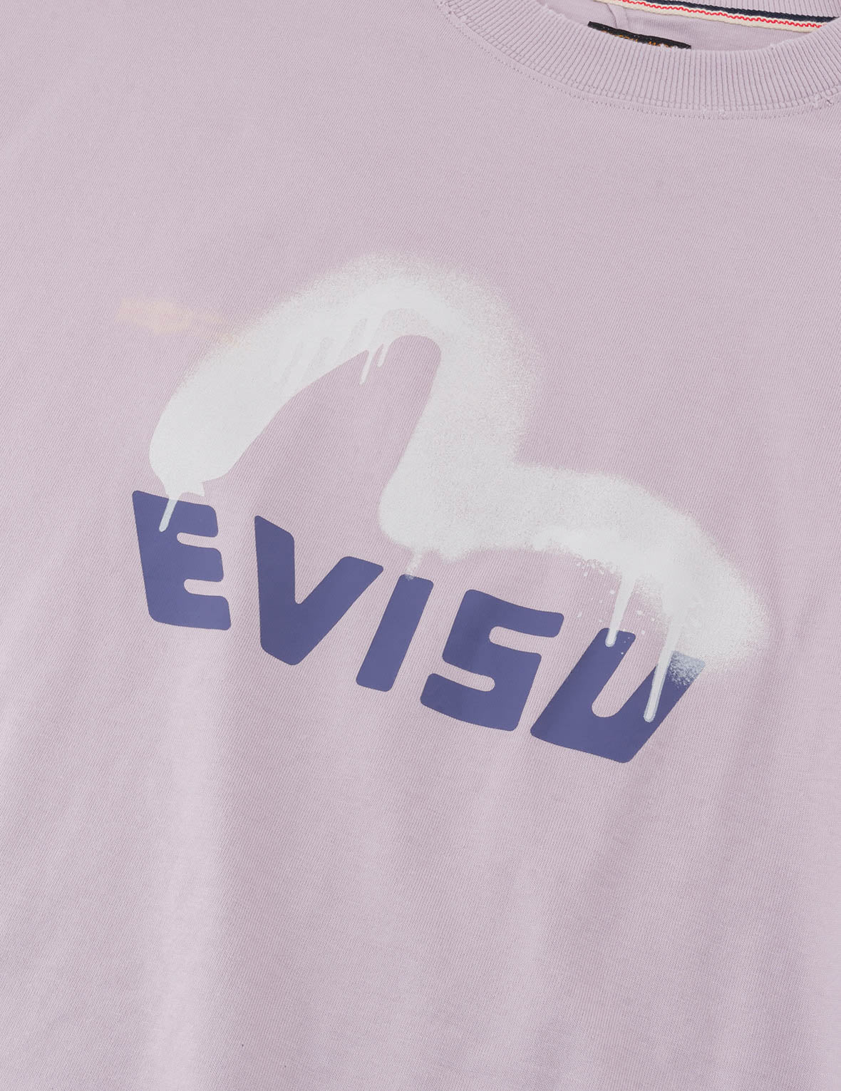 Logo and Seagull Print Relax Fit T-shirt