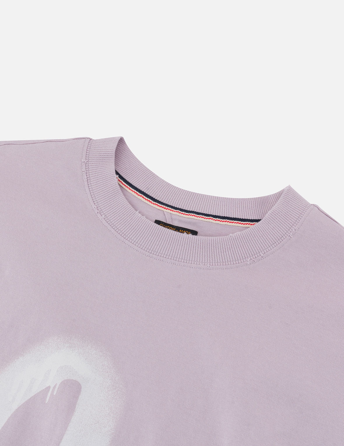 Logo and Seagull Print Relax Fit T-shirt