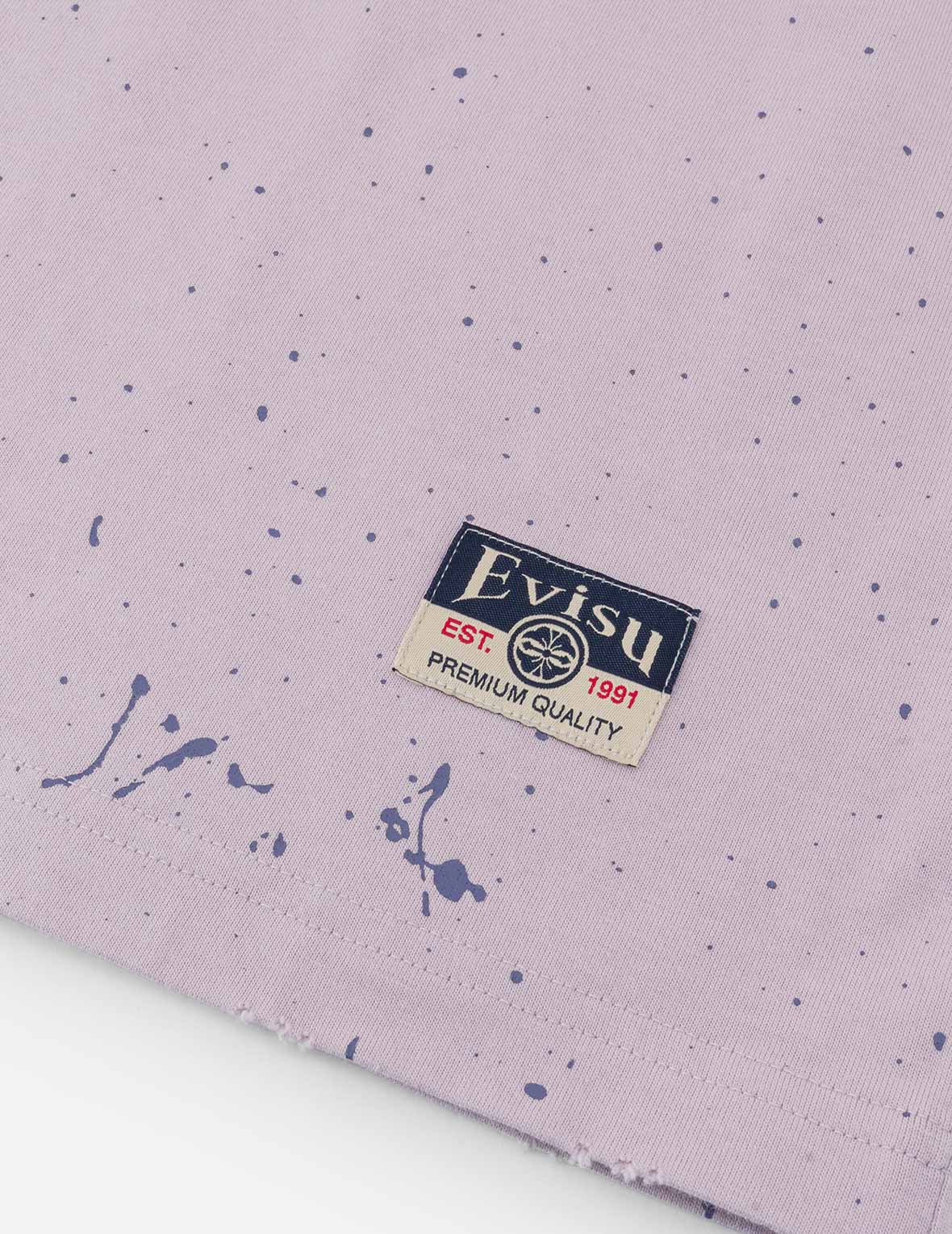 Logo and Seagull Print Relax Fit T-shirt