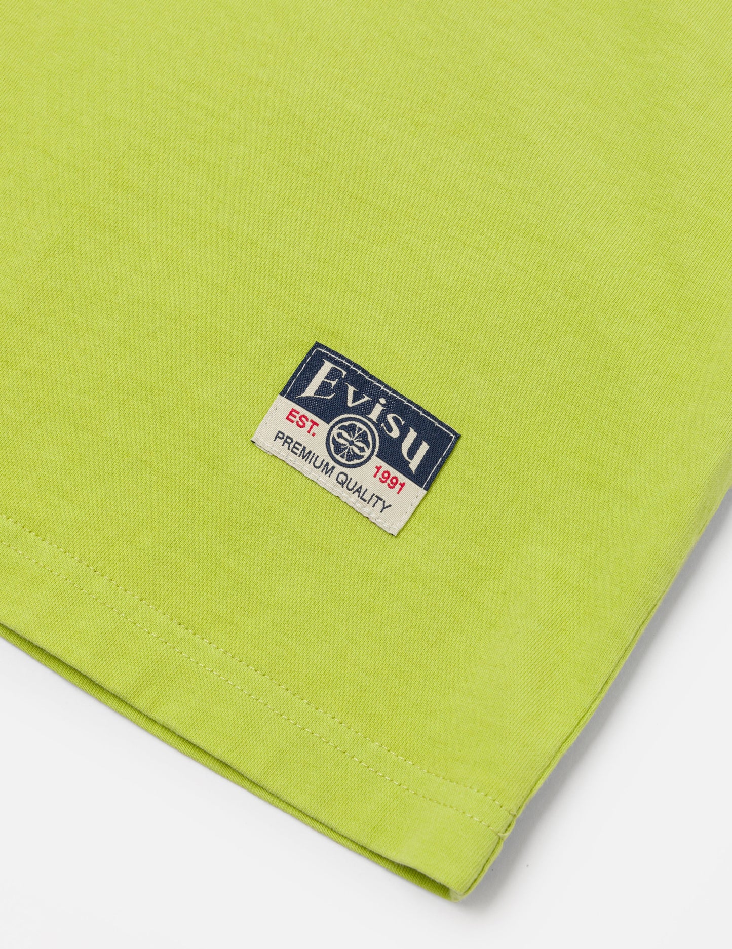 Seagull Embroidery Stitching Pocket Relax Fit T-Shirt