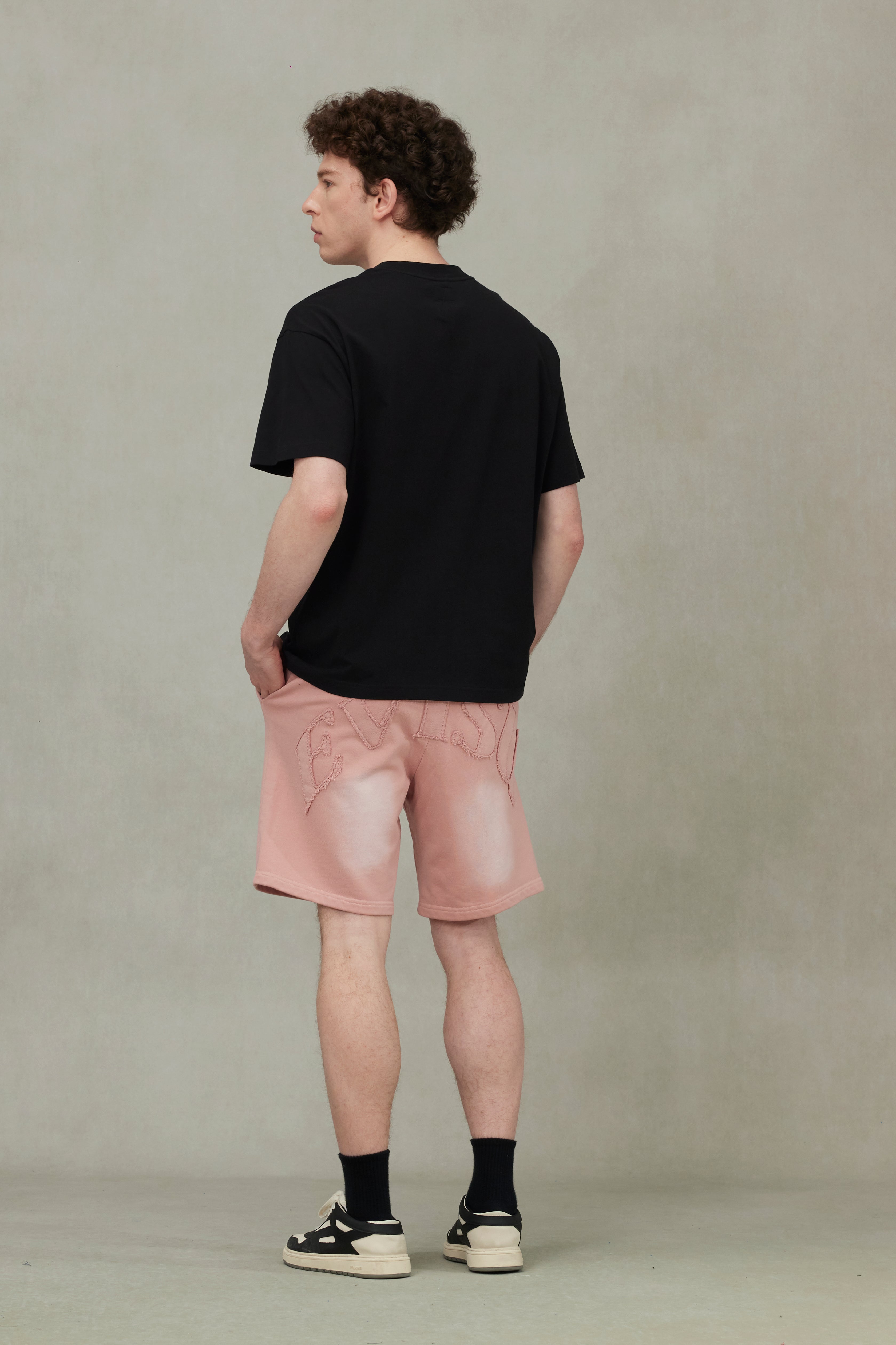 Seagull Embroidery Stitching Pocket Relax Fit T-Shirt