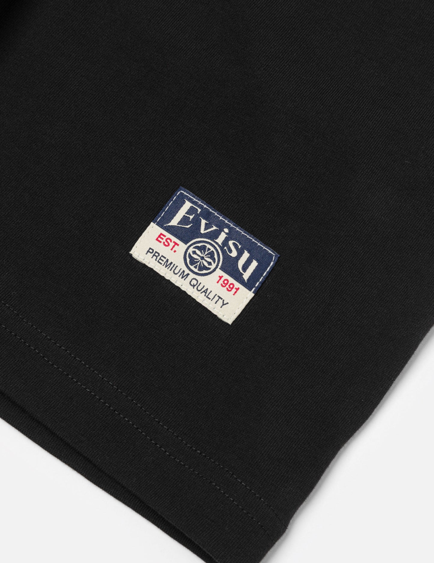 Seagull Embroidery Stitching Pocket Relax Fit T-Shirt