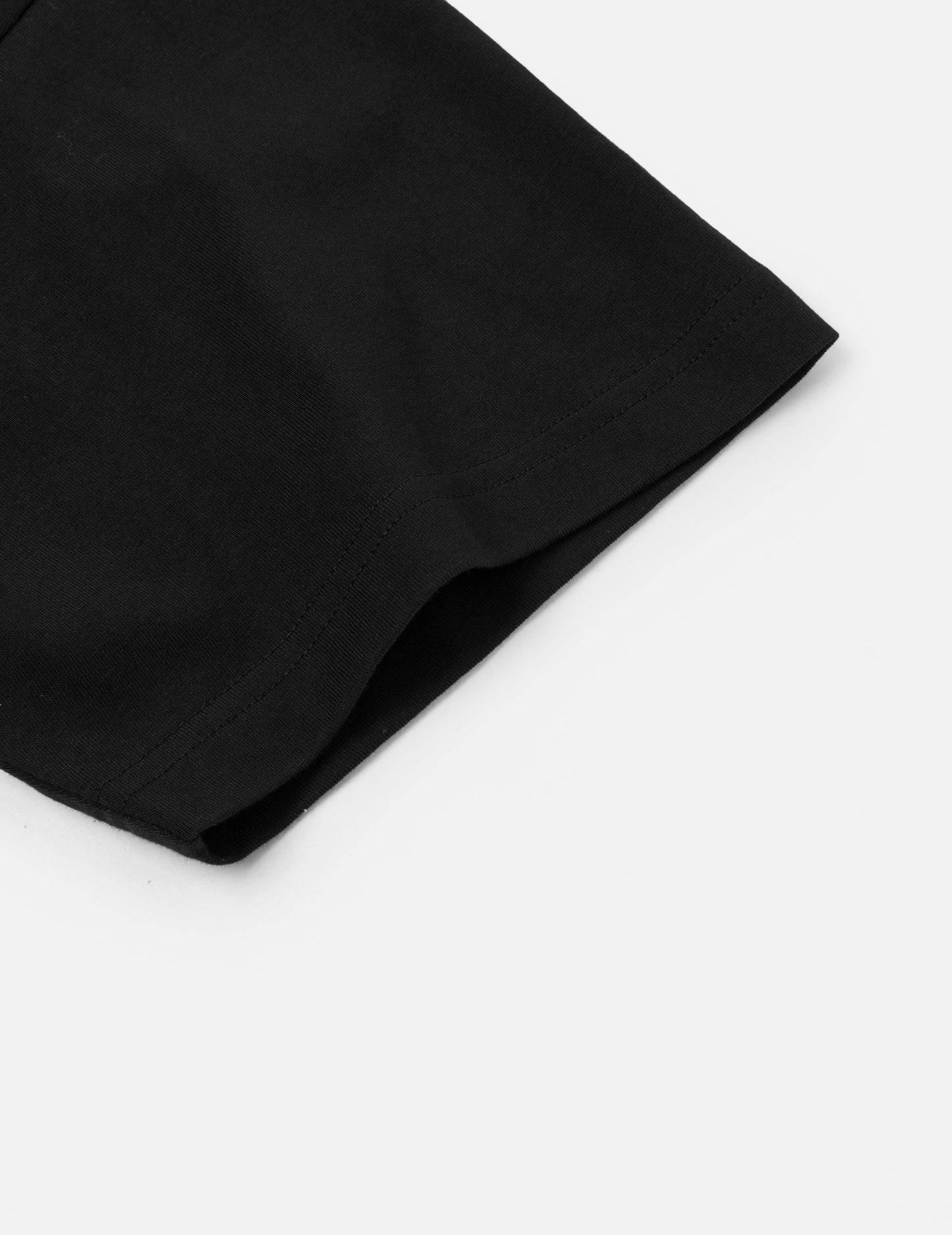 Seagull Embroidery Stitching Pocket Relax Fit T-Shirt