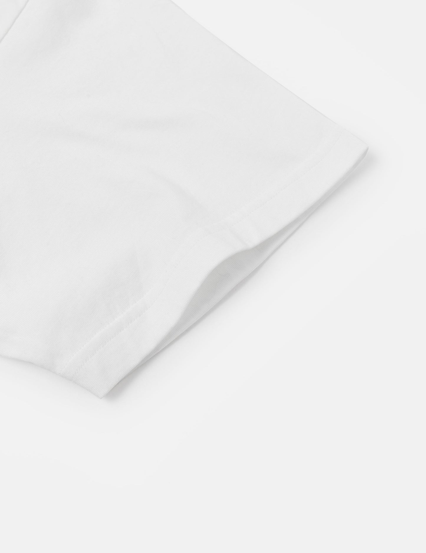 Seagull Embroidery Stitching Pocket Relax Fit T-Shirt