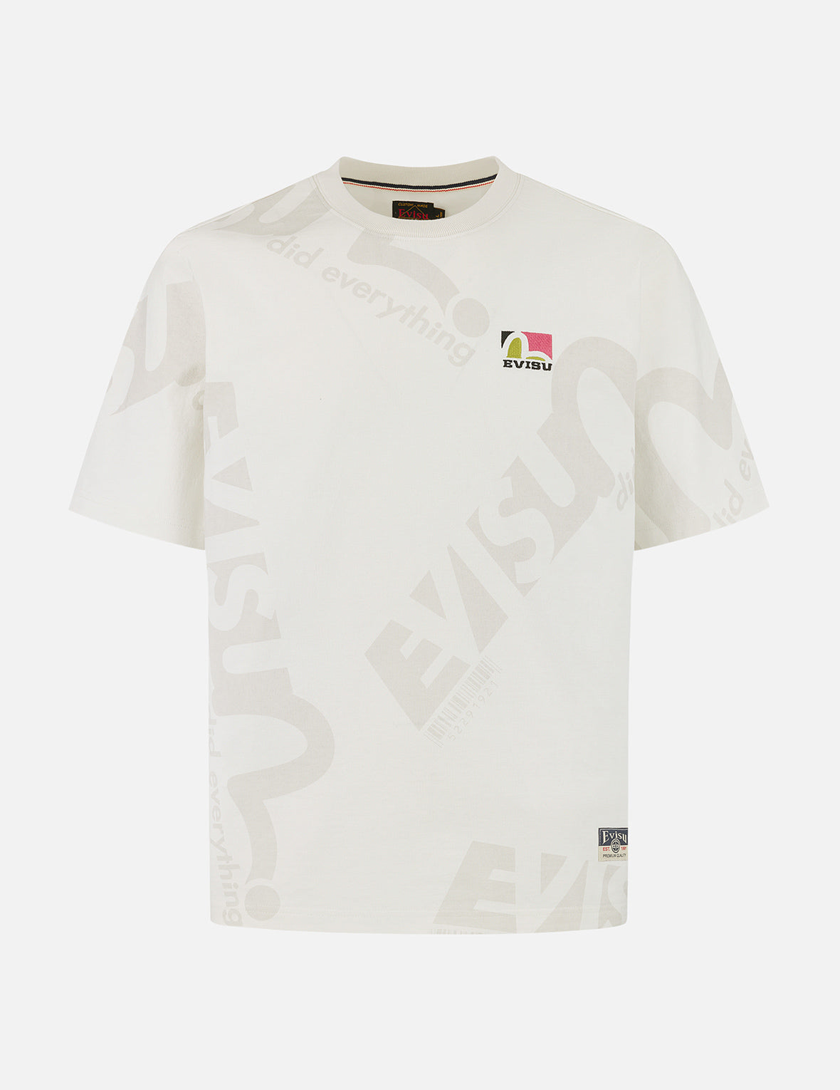 Allover Logo and Seagull Print Regular Fit T-Shirt